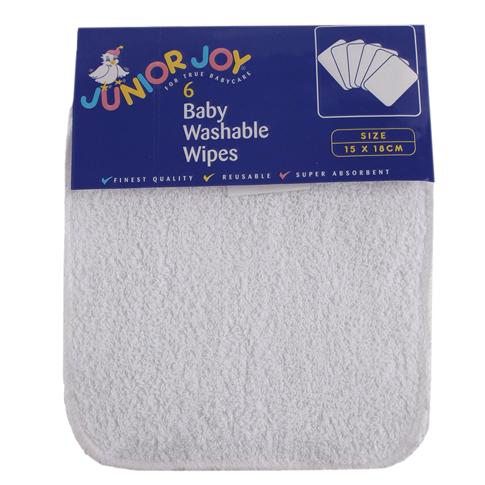 Junior Joy Baby Washable Wipes